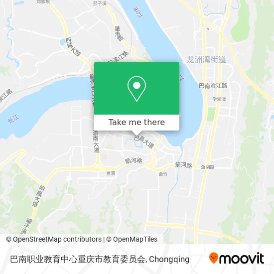 巴南职业教育中心重庆市教育委员会 map