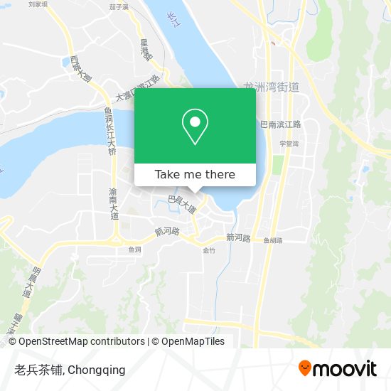 老兵茶铺 map