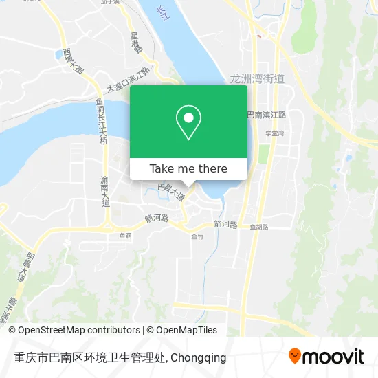 重庆市巴南区环境卫生管理处 map