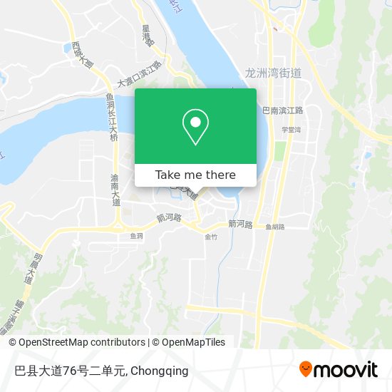 巴县大道76号二单元 map