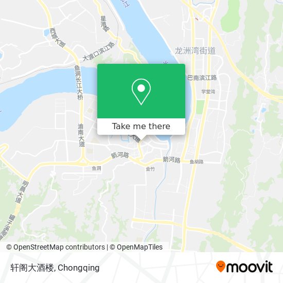 轩阁大酒楼 map