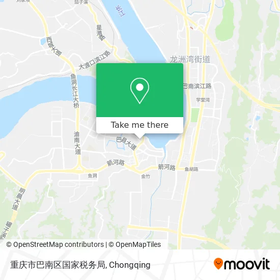 重庆市巴南区国家税务局 map