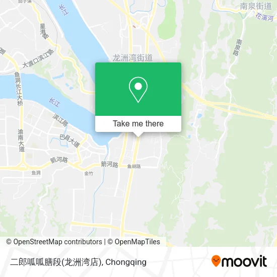 二郎呱呱膳段(龙洲湾店) map