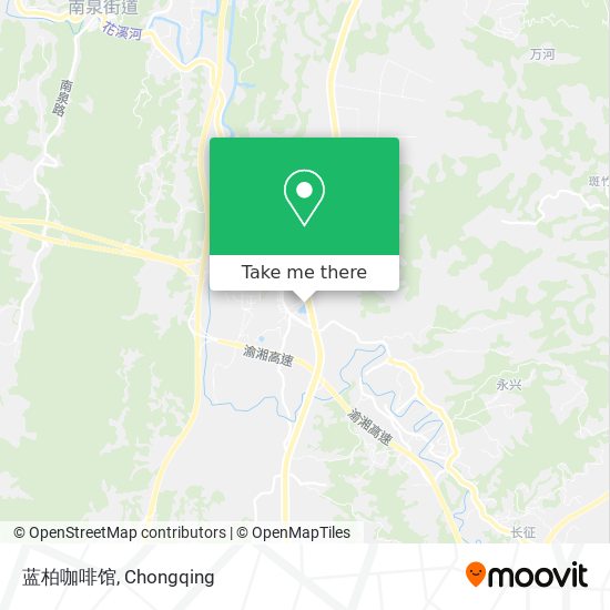 蓝柏咖啡馆 map