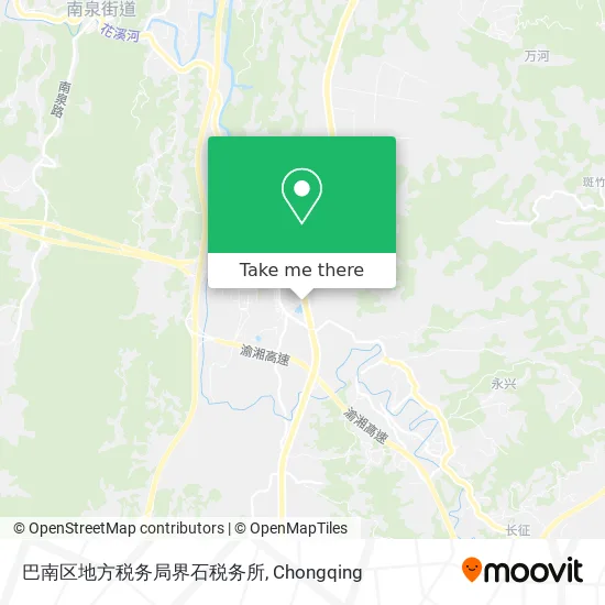 巴南区地方税务局界石税务所 map