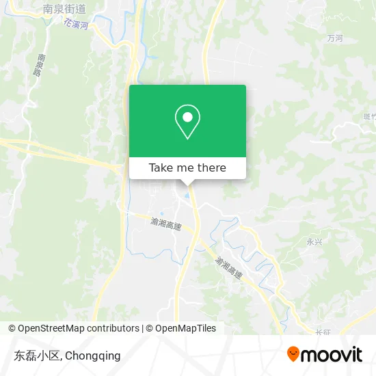 东磊小区 map