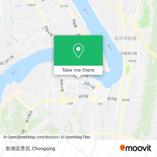 新潮染烫店 map