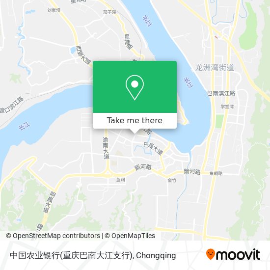 中国农业银行(重庆巴南大江支行) map