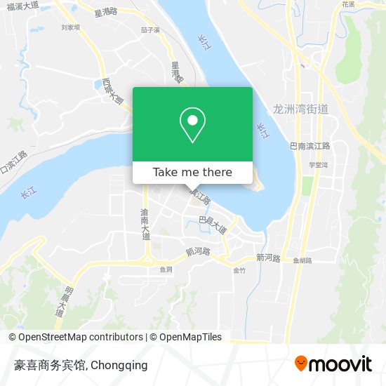 豪喜商务宾馆 map