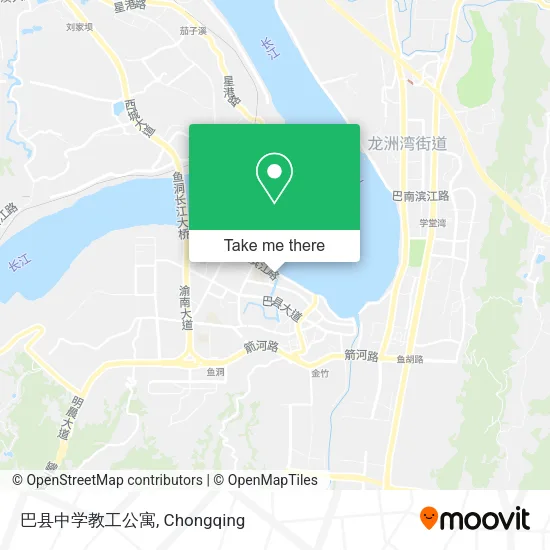 巴县中学教工公寓 map