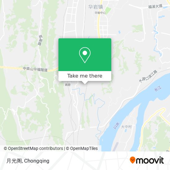月光阁 map