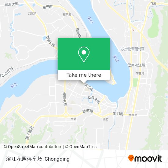 滨江花园停车场 map