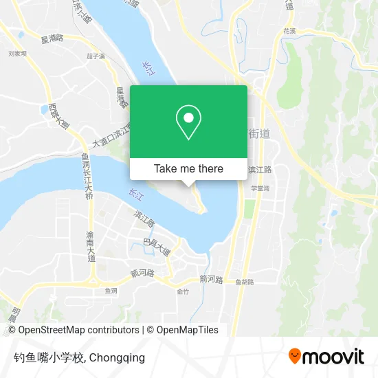 钓鱼嘴小学校 map