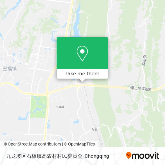 九龙坡区石板镇高农村村民委员会 map