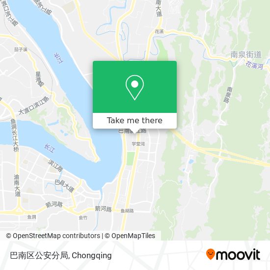 巴南区公安分局 map