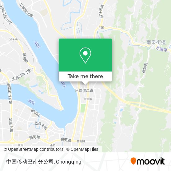 中国移动巴南分公司 map