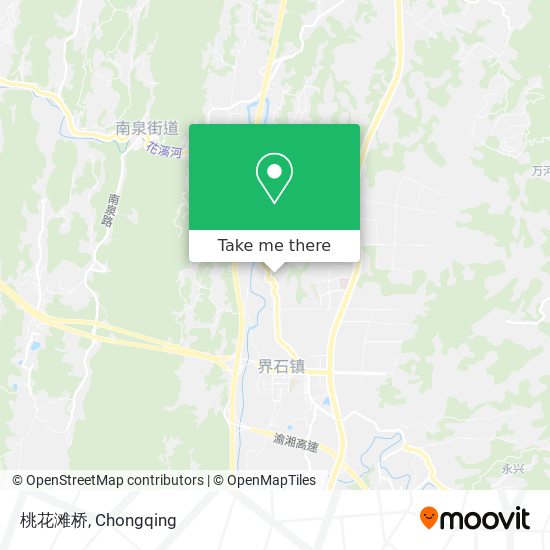 桃花滩桥 map