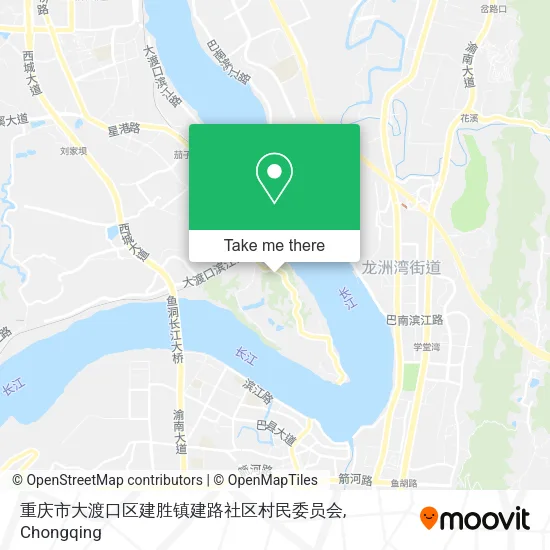 重庆市大渡口区建胜镇建路社区村民委员会 map