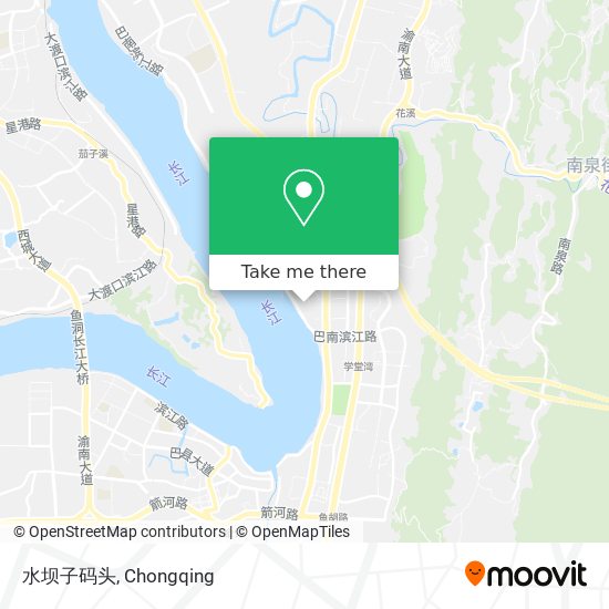 水坝子码头 map