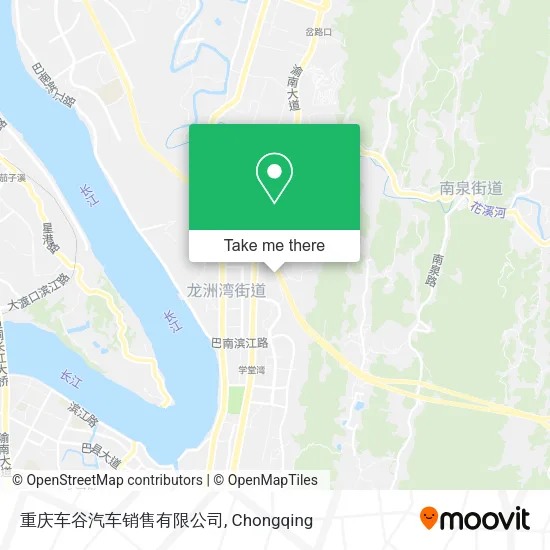 重庆车谷汽车销售有限公司 map