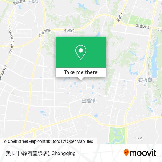 美味干锅(有盖饭店) map