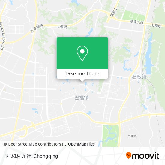 西和村九社 map