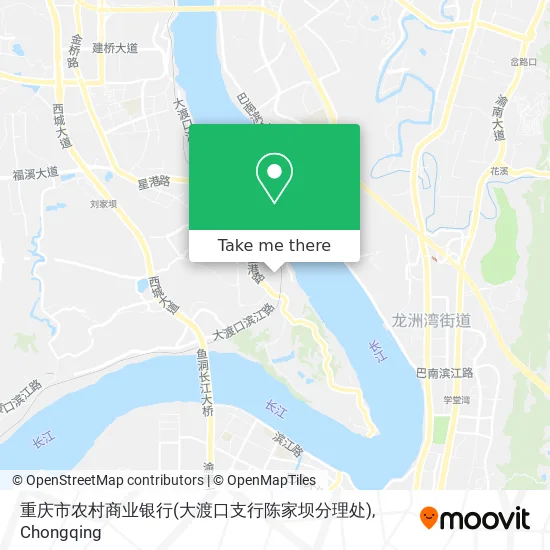 重庆市农村商业银行(大渡口支行陈家坝分理处) map