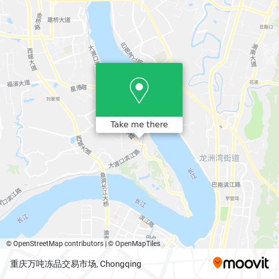 重庆万吨冻品交易市场 map