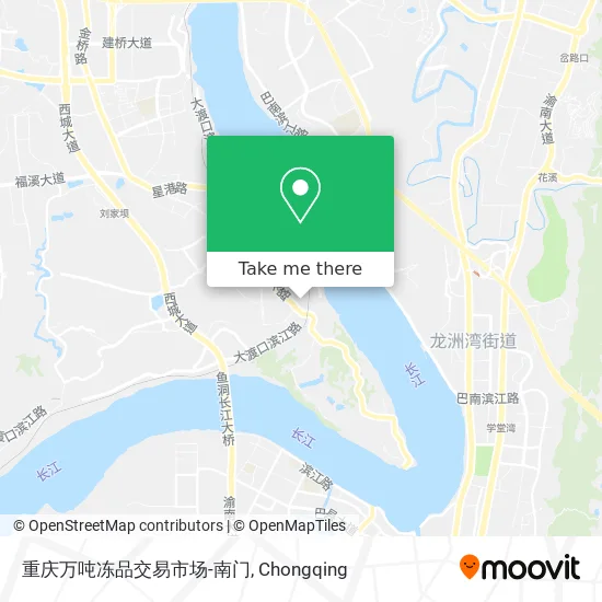 重庆万吨冻品交易市场-南门 map