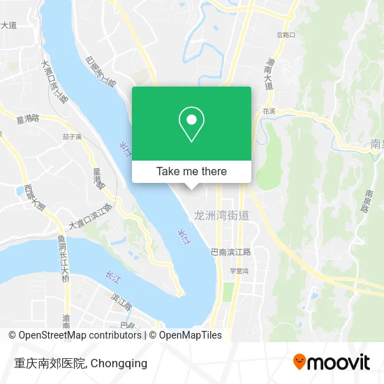 重庆南郊医院 map