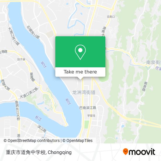重庆市道角中学校 map