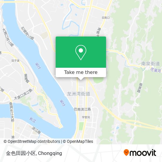 金色田园小区 map