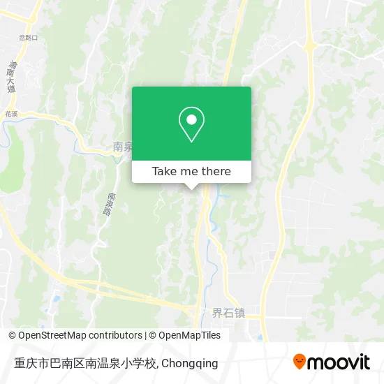 重庆市巴南区南温泉小学校 map