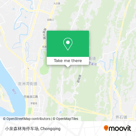 小泉森林海停车场 map