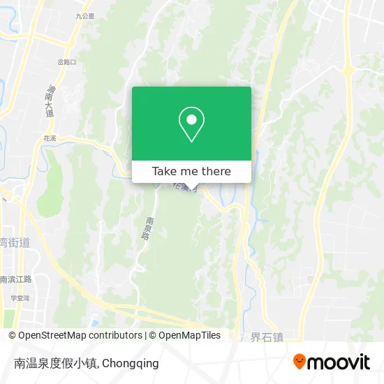 南温泉度假小镇 map