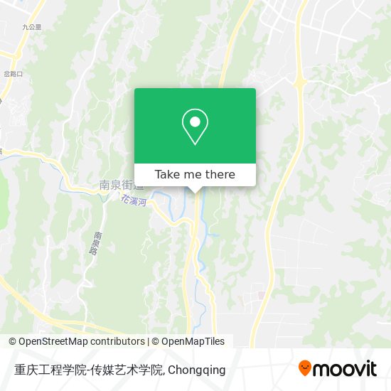 重庆工程学院-传媒艺术学院 map