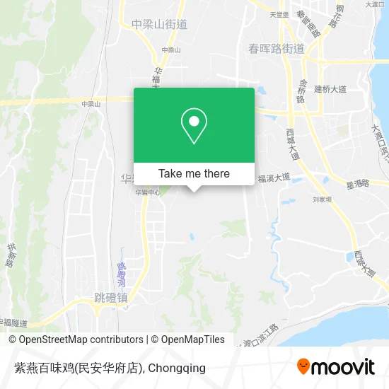 紫燕百味鸡(民安华府店) map
