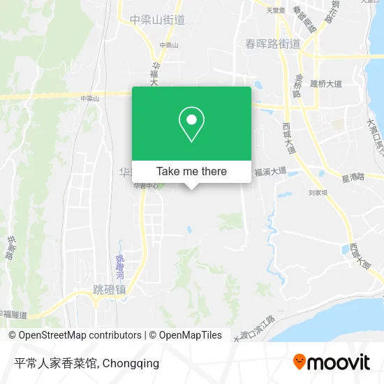 平常人家香菜馆 map