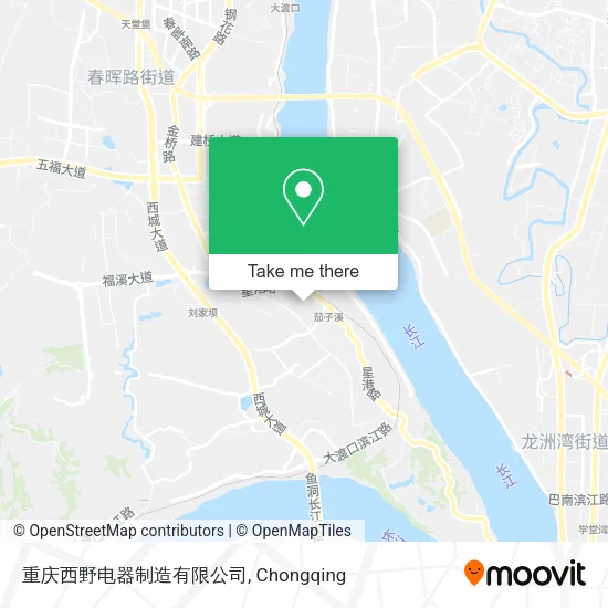 重庆西野电器制造有限公司 map