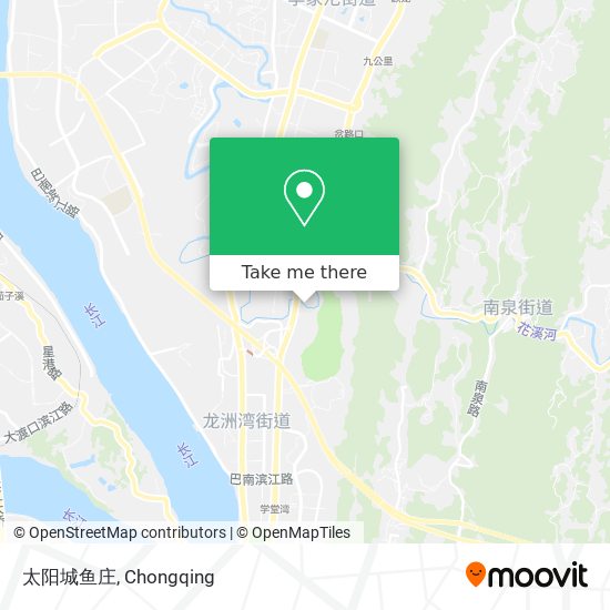 太阳城鱼庄 map