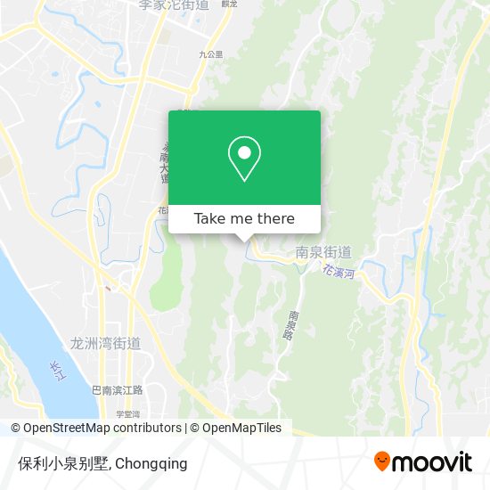 保利小泉别墅 map