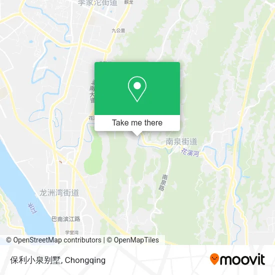 保利小泉别墅 map