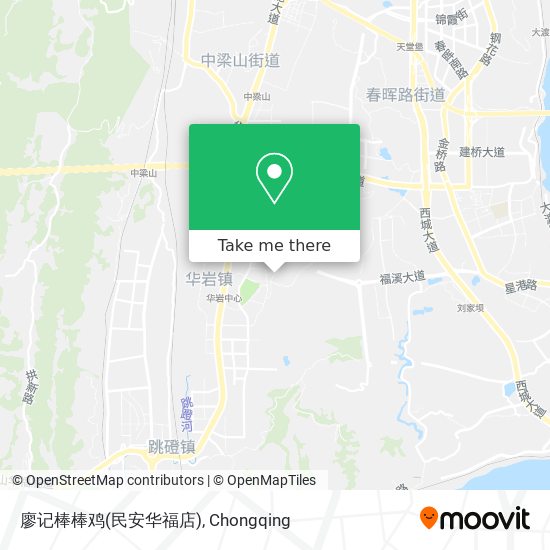 廖记棒棒鸡(民安华福店) map