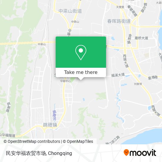 民安华福农贸市场 map
