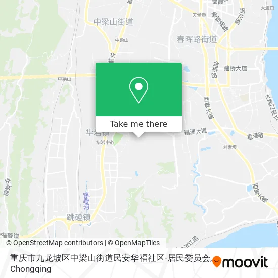 重庆市九龙坡区中梁山街道民安华福社区-居民委员会 map