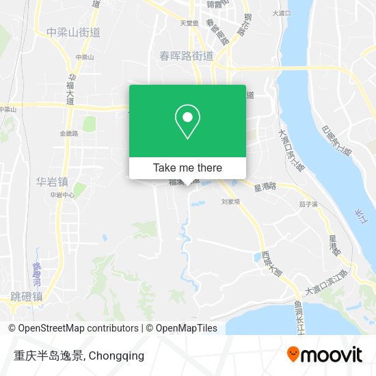 重庆半岛逸景 map