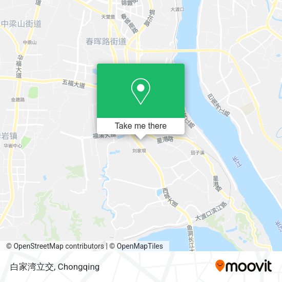 白家湾立交 map