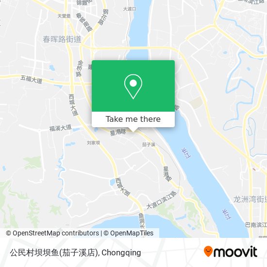 公民村坝坝鱼(茄子溪店) map