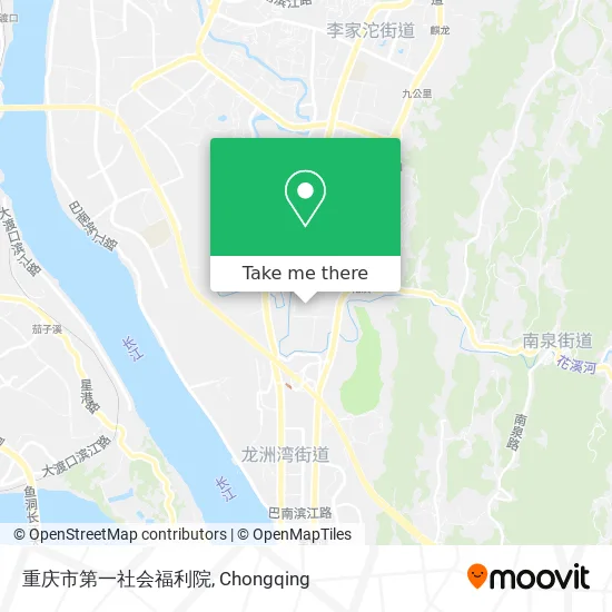 重庆市第一社会福利院 map