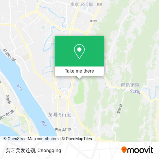 剪艺美发连锁 map